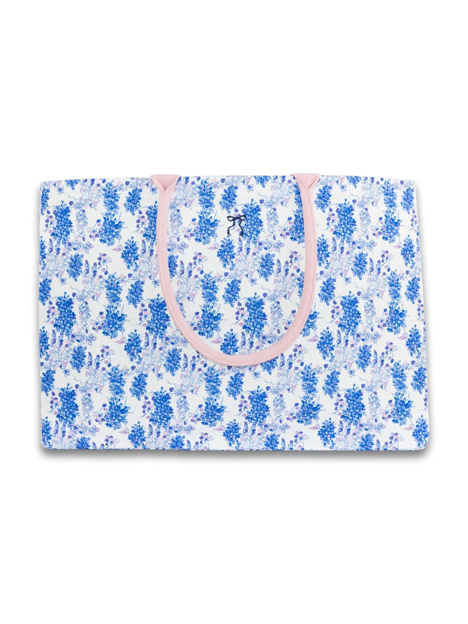 Blue Floral Tote