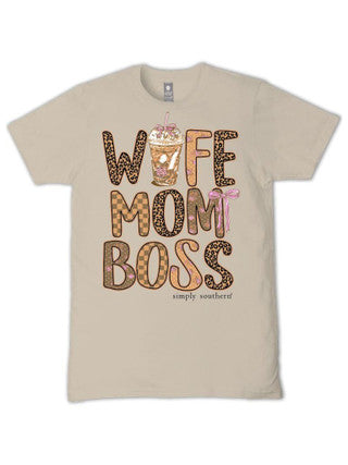 Wife, Mom, Boss Tee