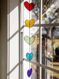 Stained Glass Hearts