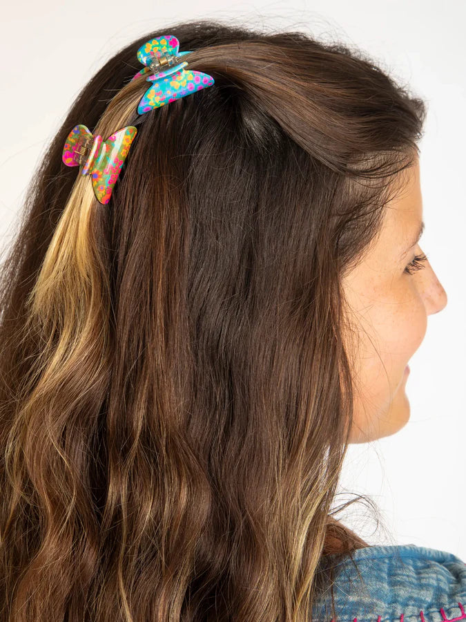 Floral Claw Clips