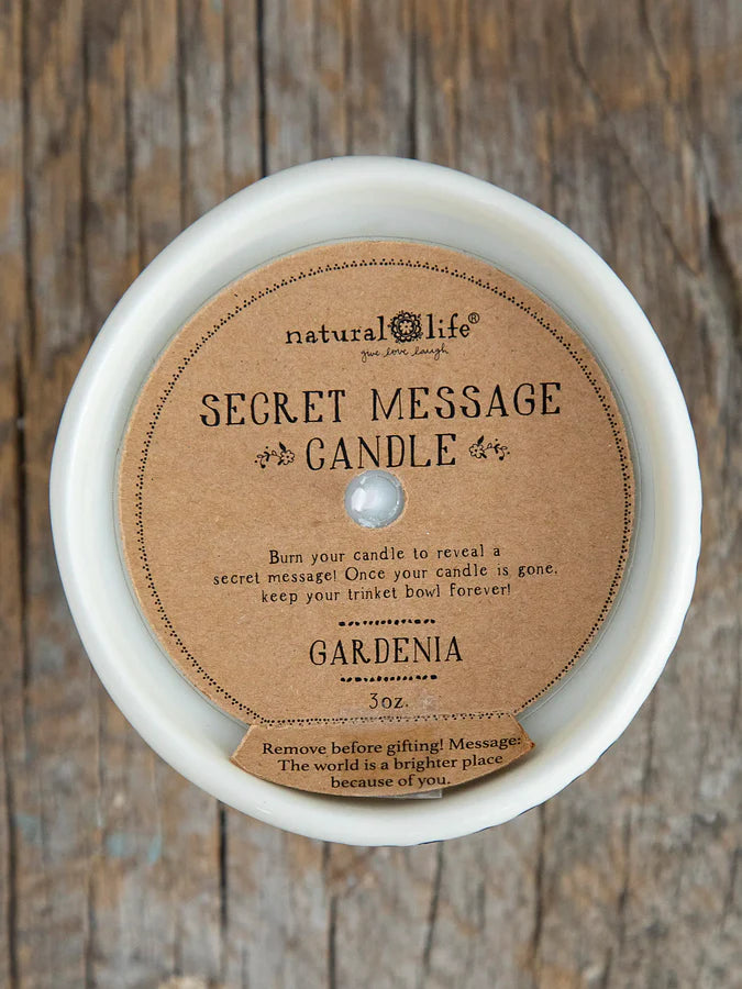 Secret Message Candle